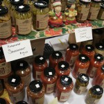 The market featured fresh and preserved food