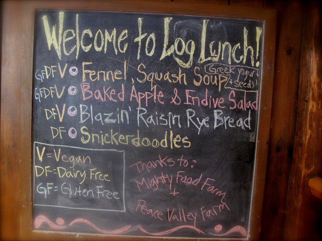 Blazin' Raisin Rye! Good baked goods and more at Log Lunch.