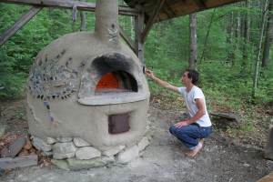 The cobb oven at Sirius Ecovillage produced some mean pizzas.