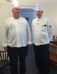 Chef Mark Thompson and Catering Chef Jim Guiden