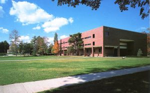 Old Sawyer Library (and the grass where Shapiro Hall would be built)