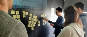Brainstorming about campus sus + choosing a 1st podcast project, Oliver Yang '20