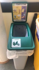 New compost collection bin
