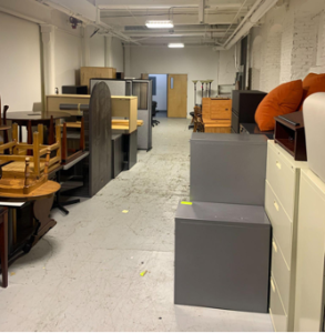 Image of furniture storage