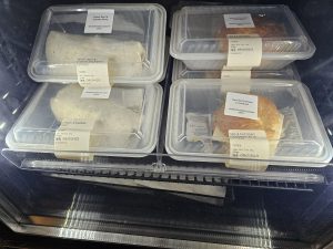 Turkey and Cheese Wrap and Ham and Cheese Croissant