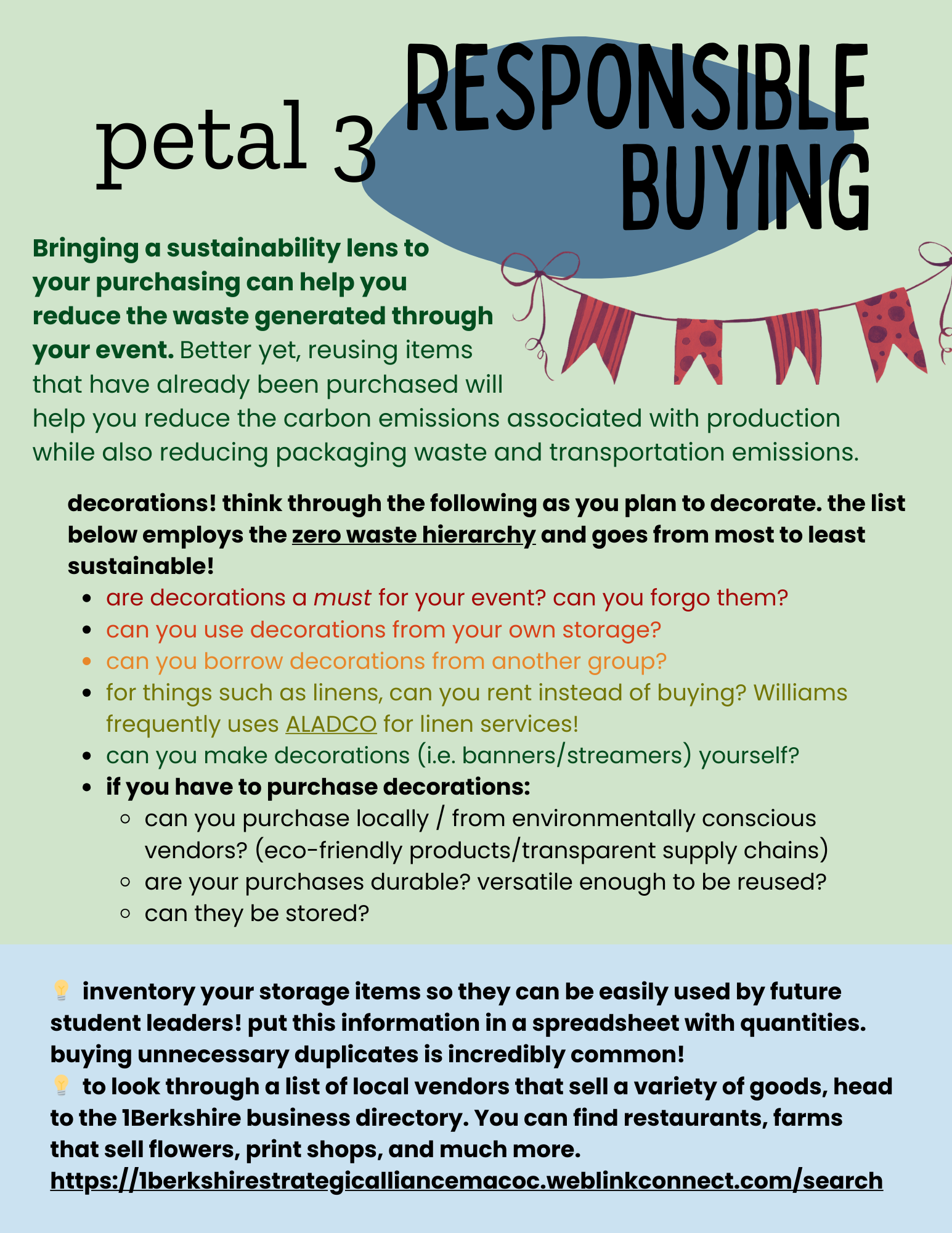 Petal 3 — Responsible Buying (decor and storage)