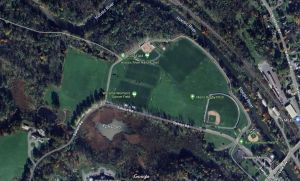 A topographic map screenshot of Eph Pond and surrounding areas.