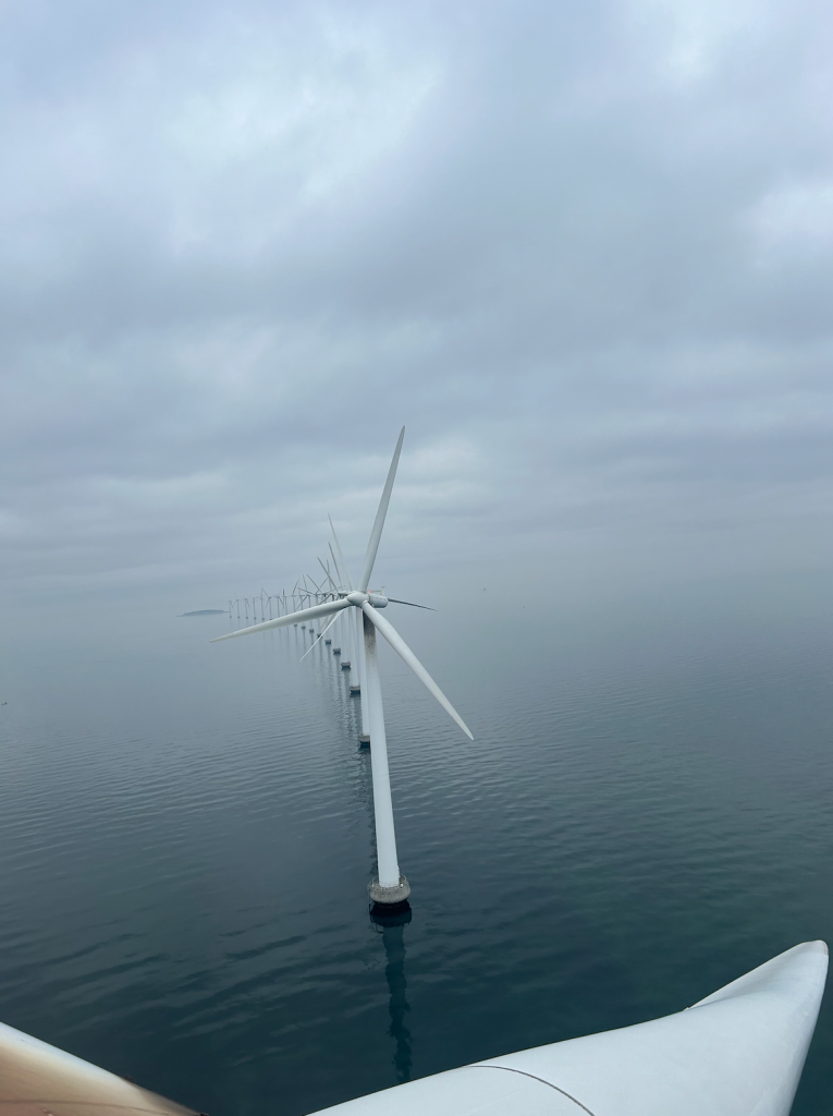 wind turbine in ocean