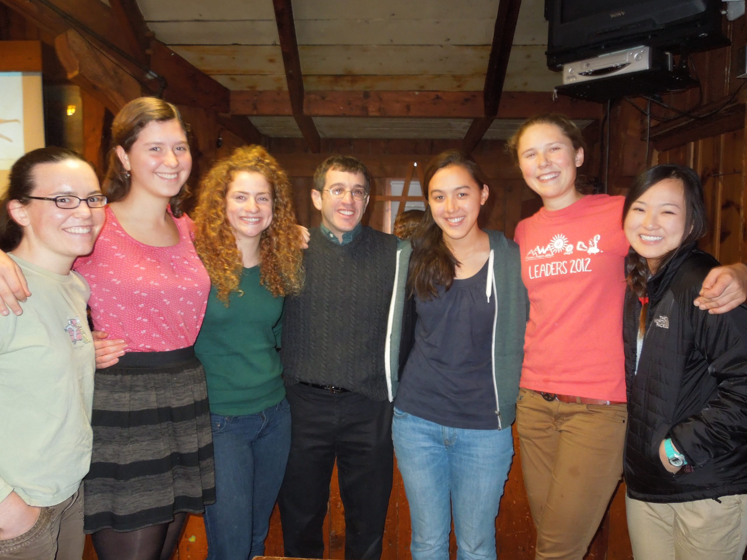 Rich King with Williams-Mystic Spring '13 students