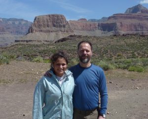 Gregory Durrell (right) and his daughter, Stephanie Durrell '14 (left)